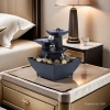 The latest resin water flow ornaments, artificial mountain and water spray hanging decorations and gifts details Picture